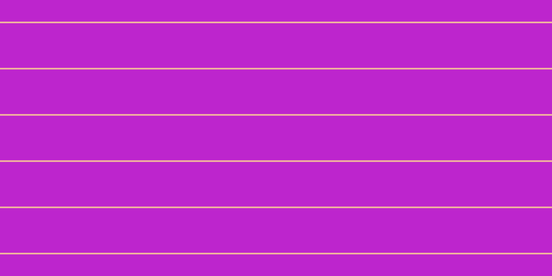 #bd25cd, #fcd393 horizontal lines, two pixels wide, sixty-five pixels apart
