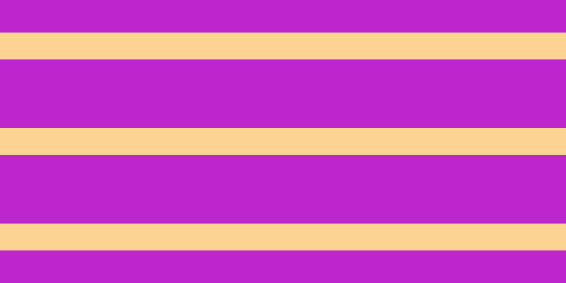 #bd25cd, #fcd393 horizontal lines, thirty-eight pixels wide, ninety-seven pixels apart