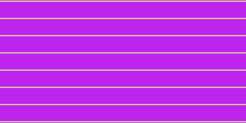 #bd25ee, #dbd393 horizontal lines, four pixels wide, fifty-two pixels apart