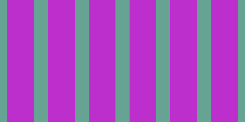 #bd2fcd, #67a393 vertical lines, forty-six pixels wide, eighty-seven pixels apart
