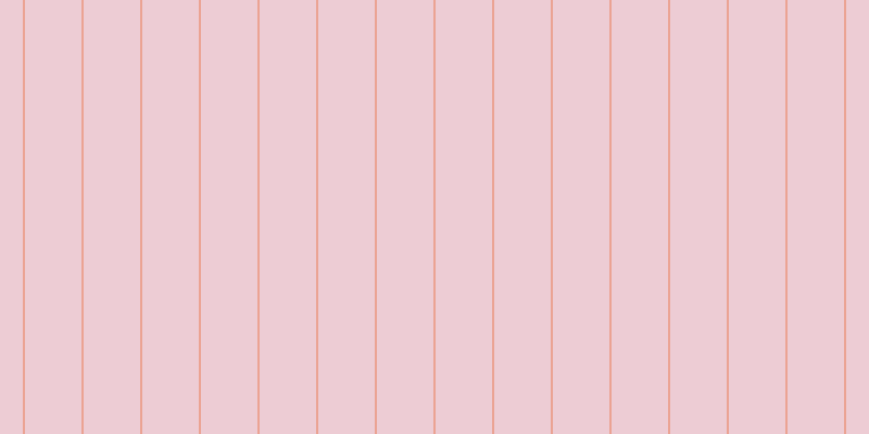 #bd3455 (25%), #eba393 vertical lines, two pixels wide, fifty-two pixels apart