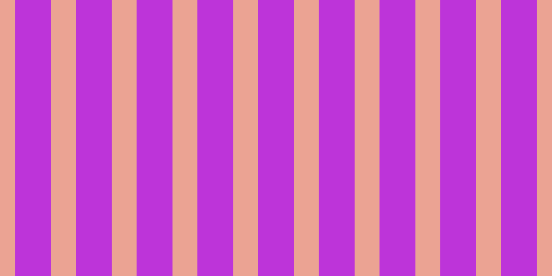 #bd34d9, #eba393 vertical lines, thirty-six pixels wide, fifty-two pixels apart