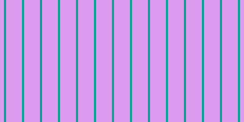 #bd39e0 (50%), #04a393 vertical lines, seven pixels wide, fifty-two pixels apart