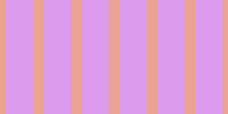 #bd39e0 (50%), #eba393 vertical lines, thirty-eight pixels wide, ninety-five pixels apart