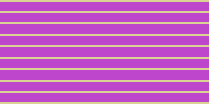 #bd46cd, #dbd393 horizontal lines, eight pixels wide, thirty-six pixels apart