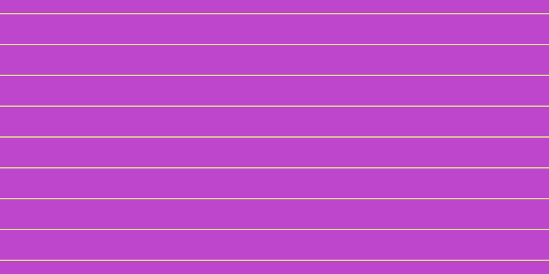 #bd46cd, #dbd393 horizontal lines, two pixels wide, forty-three pixels apart