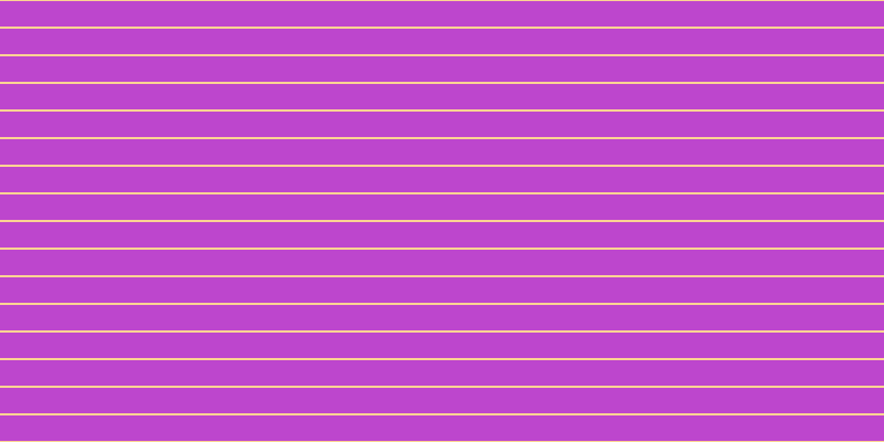 #bd46cd, #fcd393 horizontal lines, two pixels wide, twenty-three pixels apart