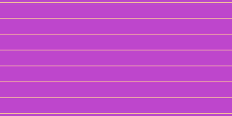 #bd46cd, #fcd393 horizontal lines, three pixels wide, fifty-two pixels apart