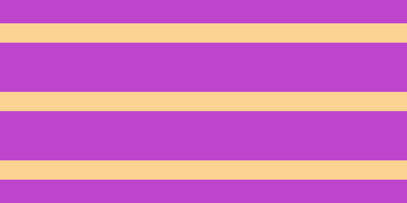 #bd46cd, #fcd393 horizontal lines, thirty-eight pixels wide, ninety-seven pixels apart