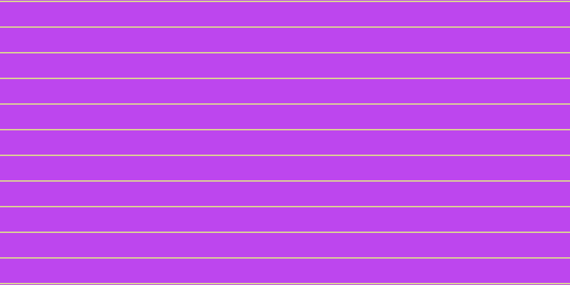 #bd46ee, #dbd393 horizontal lines, two pixels wide, thirty-four pixels apart