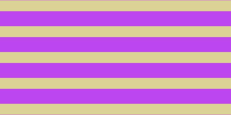 #bd46ee, #dbd393 horizontal lines, thirty-eight pixels wide, fifty-two pixels apart