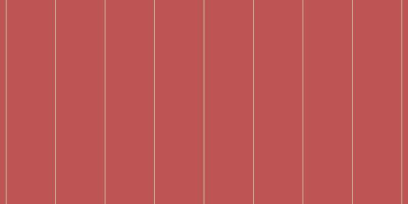 #bd5555, #caa393 vertical lines, two pixels wide, ninety-five pixels apart