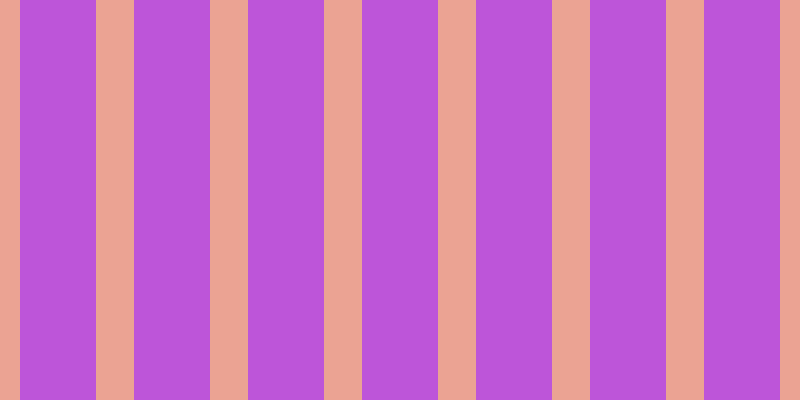 #bd55d9, #eba393 vertical lines, thirty-eight pixels wide, seventy-six pixels apart