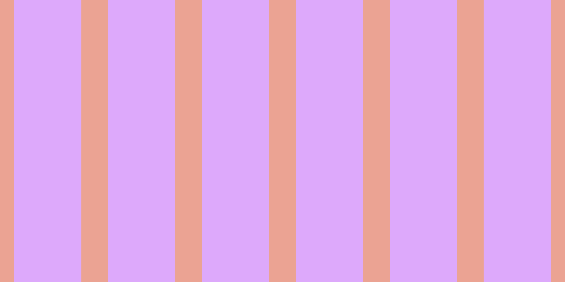 #bd55fa (50%), #eba393 vertical lines, thirty-eight pixels wide, ninety-five pixels apart