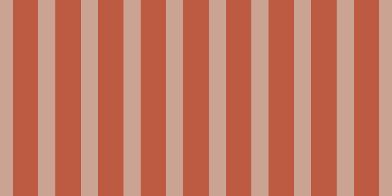 #bd5a42, #caa393 vertical lines, thirty-five pixels wide, fifty-two pixels apart