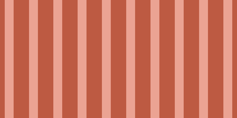 #bd5a42, #eba393 vertical lines, thirty pixels wide, fifty-two pixels apart