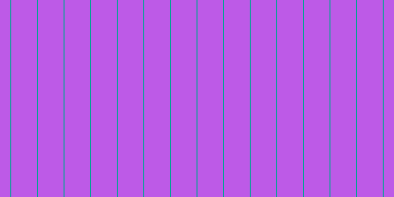 #bd5ae7, #04a393 vertical lines, two pixels wide, fifty-two pixels apart