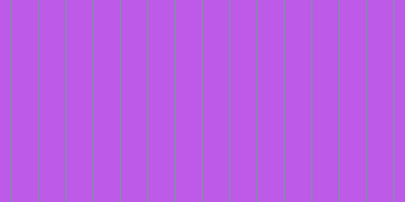 #bd5ae7, #67a393 vertical lines, two pixels wide, fifty-two pixels apart