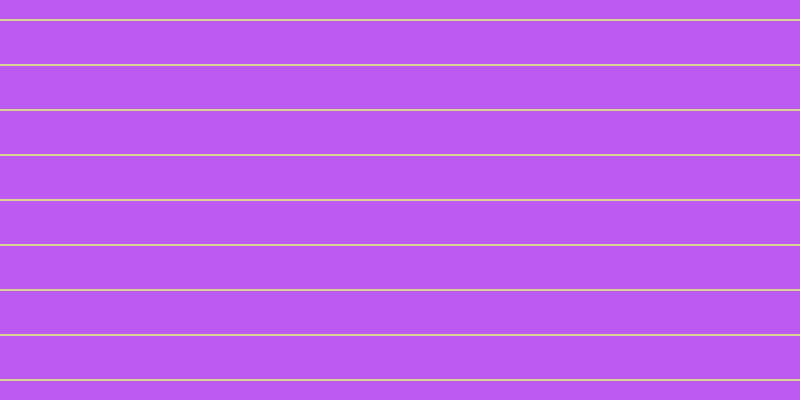 #bd5aef, #dbd393 horizontal lines, two pixels wide, forty-three pixels apart