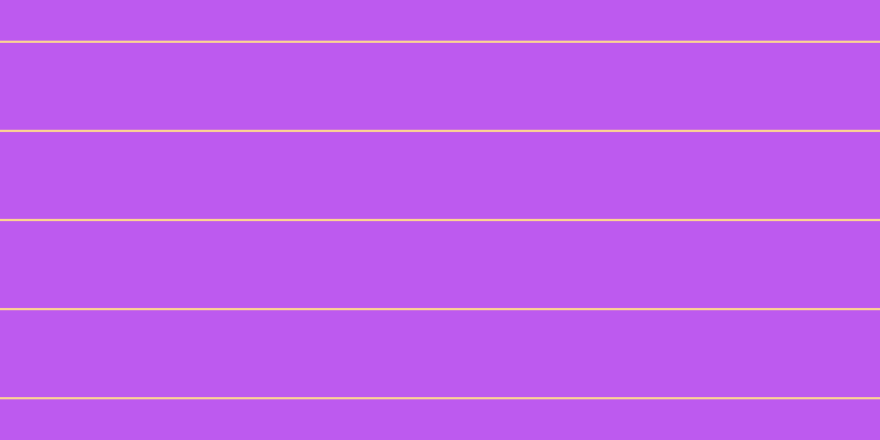 #bd5aef, #fcd393 horizontal lines, two pixels wide, seventy-nine pixels apart