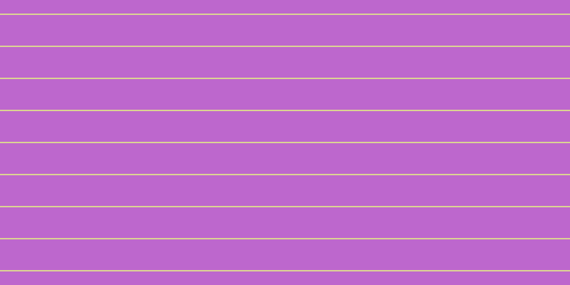 #bd67cd, #dbd393 horizontal lines, two pixels wide, forty-three pixels apart