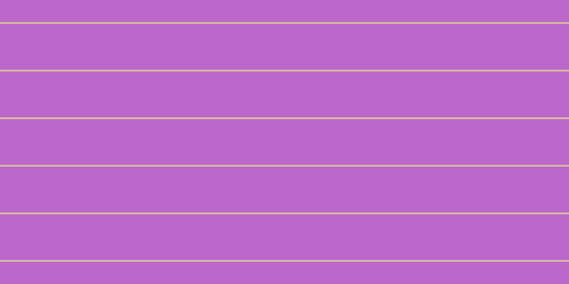 #bd67cd, #dbd393 horizontal lines, two pixels wide, sixty-five pixels apart