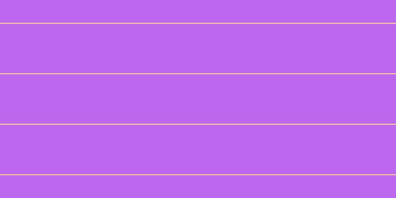 #bd67ee, #fcd393 horizontal lines, two pixels wide, one hundred pixels apart