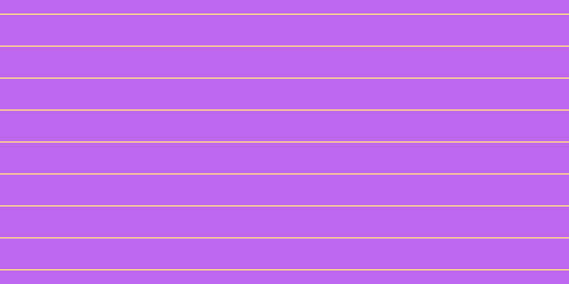 #bd67ee, #fcd393 horizontal lines, two pixels wide, forty-three pixels apart