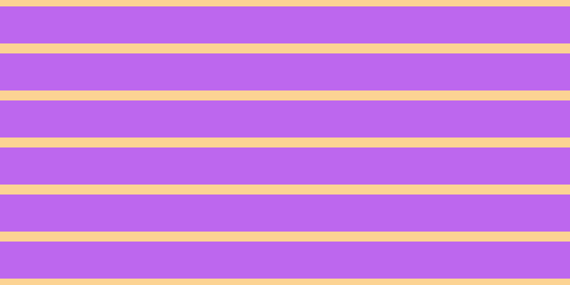 #bd67ee, #fcd393 horizontal lines, fourteen pixels wide, fifty-two pixels apart