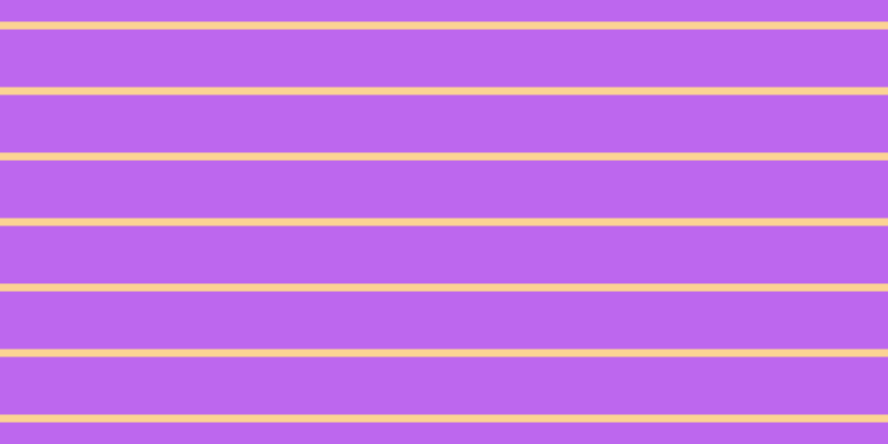 #bd67ee, #fcd393 horizontal lines, seven pixels wide, fifty-two pixels apart