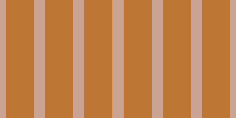 #bd7634, #caa393 vertical lines, thirty-eight pixels wide, ninety-five pixels apart