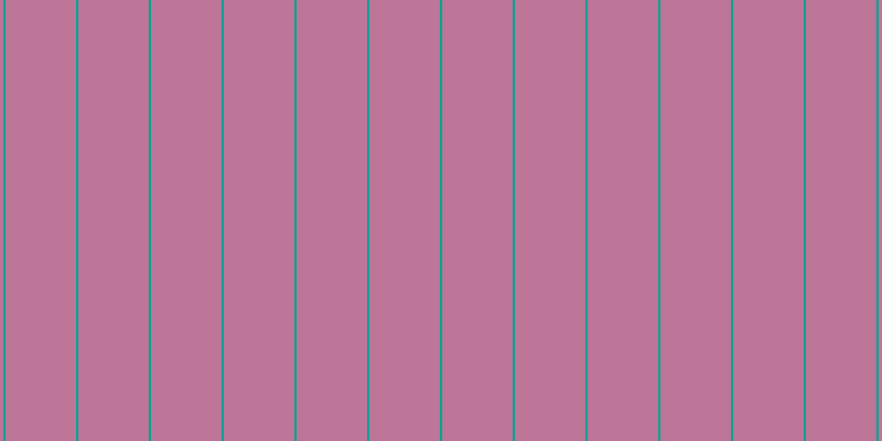 #bd7697, #04a393 vertical lines, two pixels wide, sixty-four pixels apart