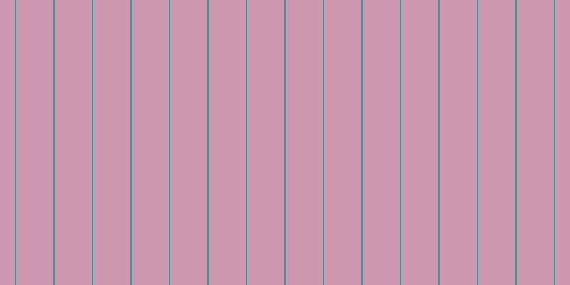 #bd7697 (75%), #25a393 vertical lines, two pixels wide, fifty-two pixels apart