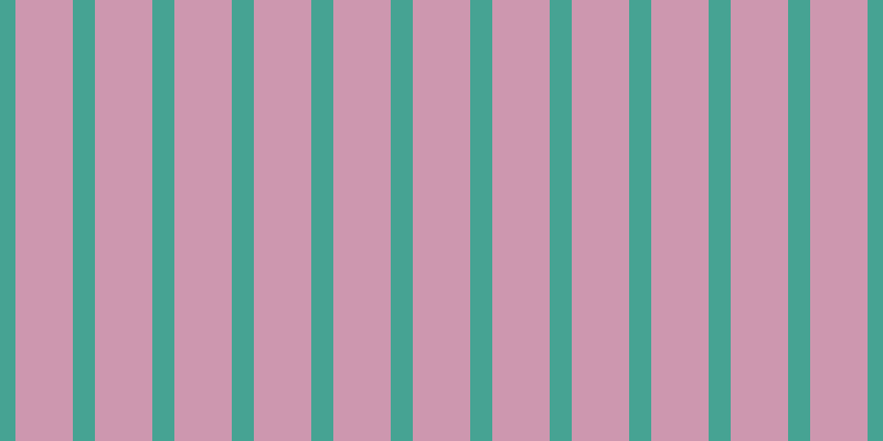 #bd7697 (75%), #46a393 vertical lines, twenty pixels wide, fifty-two pixels apart