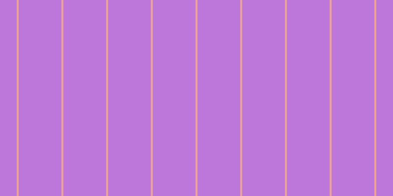 #bd76d9, #eba393 vertical lines, four pixels wide, eighty-seven pixels apart
