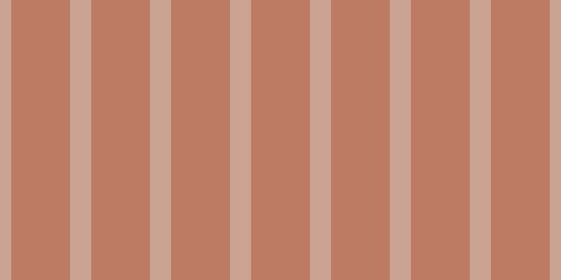 #bd7b63, #caa393 vertical lines, thirty pixels wide, eighty-four pixels apart