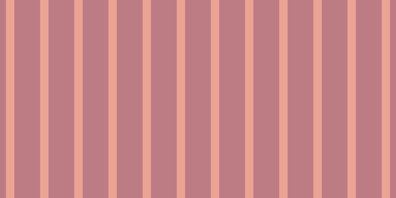 #bd7b84, #eba393 vertical lines, seventeen pixels wide, fifty-two pixels apart