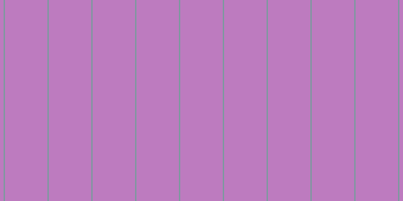 #bd7bbf, #67a393 vertical lines, two pixels wide, eighty-five pixels apart