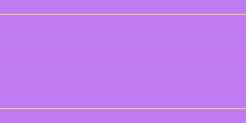 #bd7bef, #dbd393 horizontal lines, two pixels wide, one hundred pixels apart