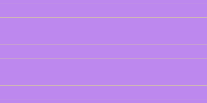 #bd88ee, #dbd393 horizontal lines, one pixels wide, fifty-two pixels apart