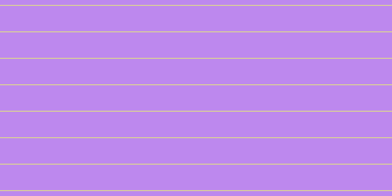 #bd88ee, #dbd393 horizontal lines, two pixels wide, fifty-two pixels apart