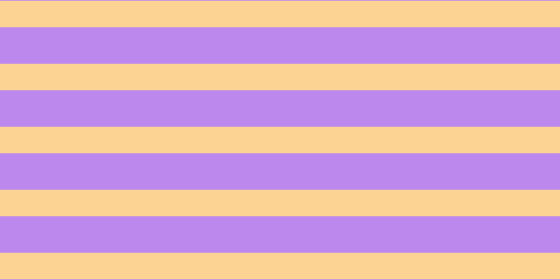 #bd88ee, #fcd393 horizontal lines, thirty-eight pixels wide, fifty-two pixels apart