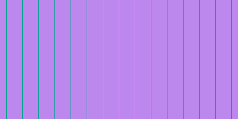 #bd88ee, #04a393 vertical lines, two pixels wide, fifty-two pixels apart