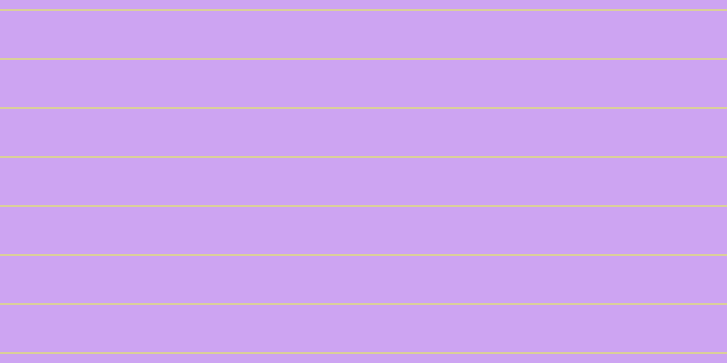 #bd88ee (75%), #dbd393 horizontal lines, two pixels wide, fifty-two pixels apart