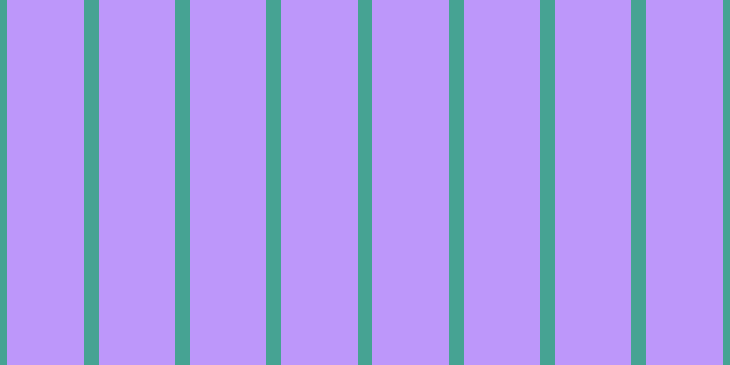 #bd97fa, #46a393 vertical lines, sixteen pixels wide, eighty-four pixels apart