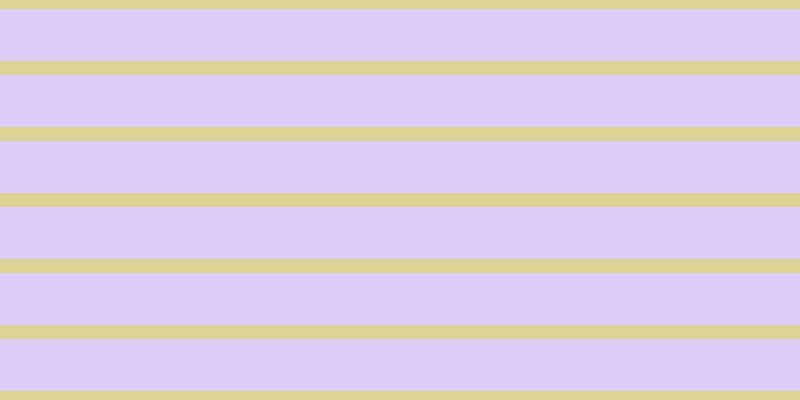 #bd9cf0 (50%), #dbd393 horizontal lines, fourteen pixels wide, fifty-two pixels apart