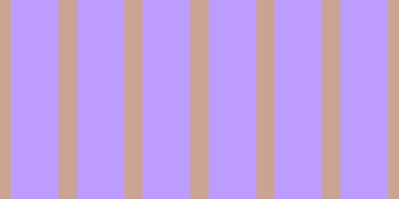#bd9cff, #caa393 vertical lines, thirty-seven pixels wide, ninety-five pixels apart