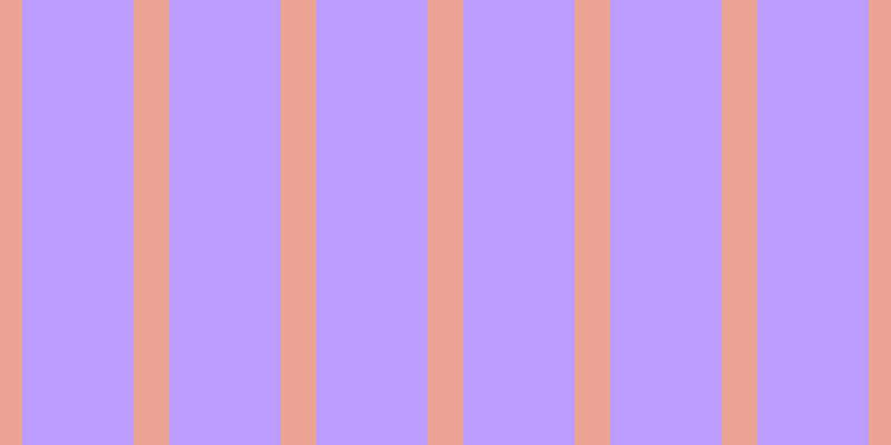 #bd9cff, #eba393 vertical lines, thirty-two pixels wide, one hundred pixels apart
