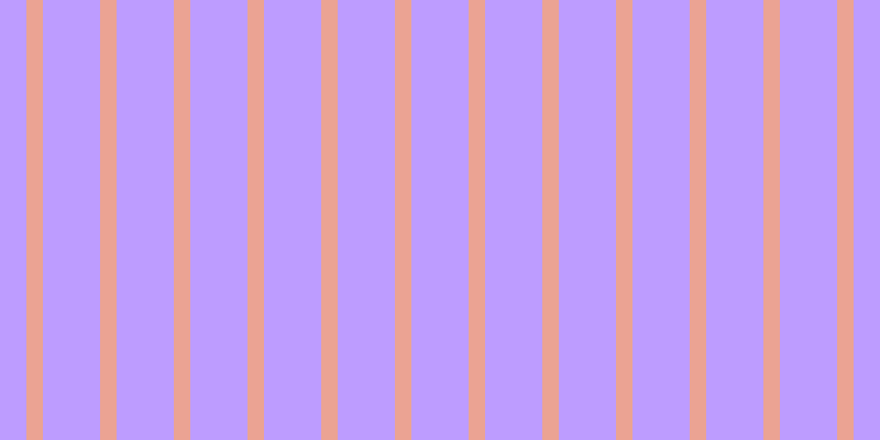 #bd9cff, #eba393 vertical lines, fifteen pixels wide, fifty-two pixels apart