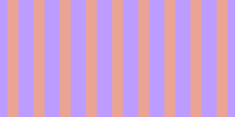 #bd9cff, #eba393 vertical lines, thirty-seven pixels wide, fifty-two pixels apart